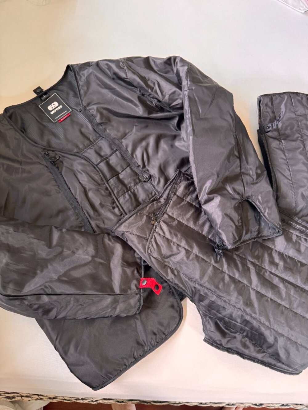 Ready to Ride! Mondial Motorcycle Suit w/ Cold Weather Lining by Oxford READ - Picture 14 of 14